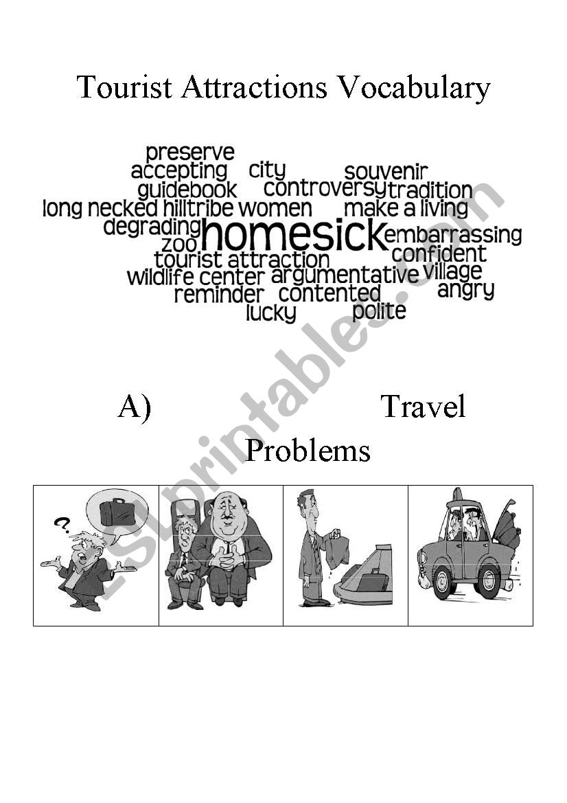 Traveling Vocabulary worksheet