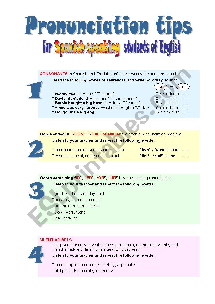 pronunciation-tips-for-spanish-speaking-students-esl-worksheet-by-antonio-oliver