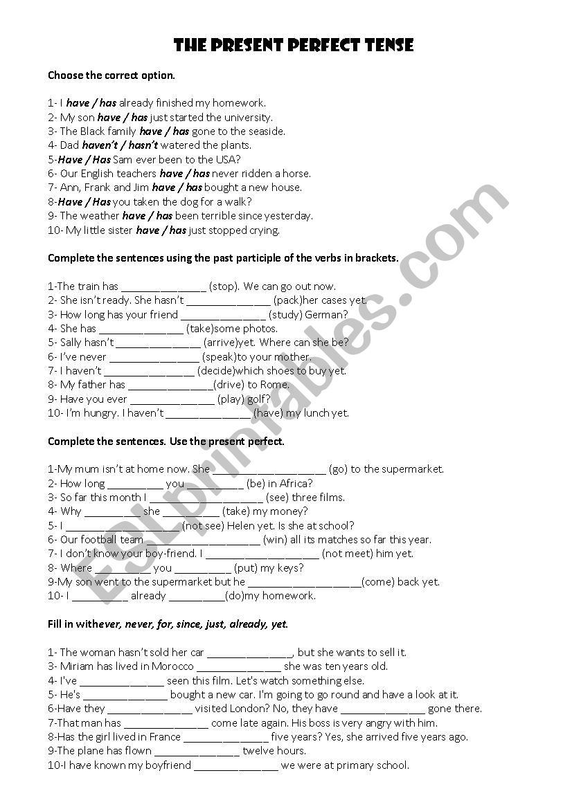 present-perfect-tense-esl-worksheet-by-nuno-miguel