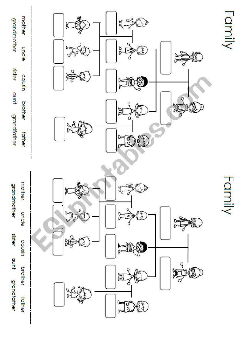 Family worksheet