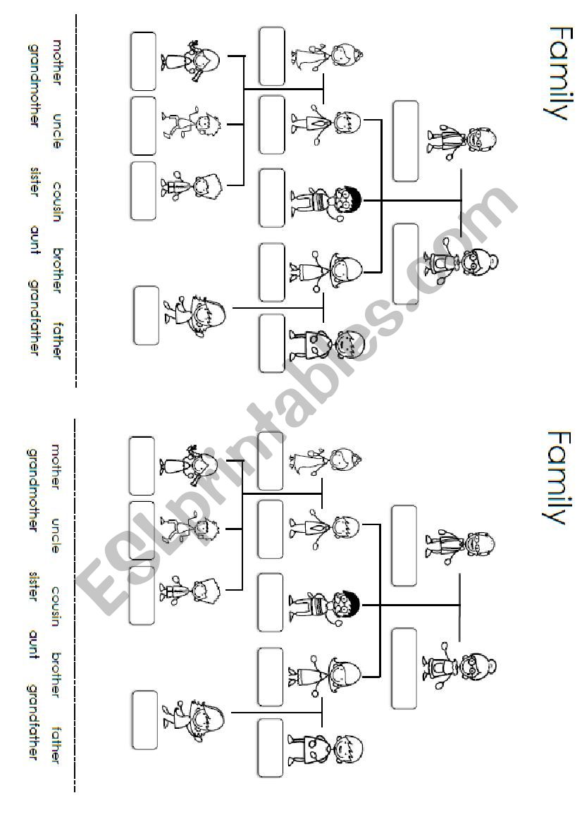 Family worksheet