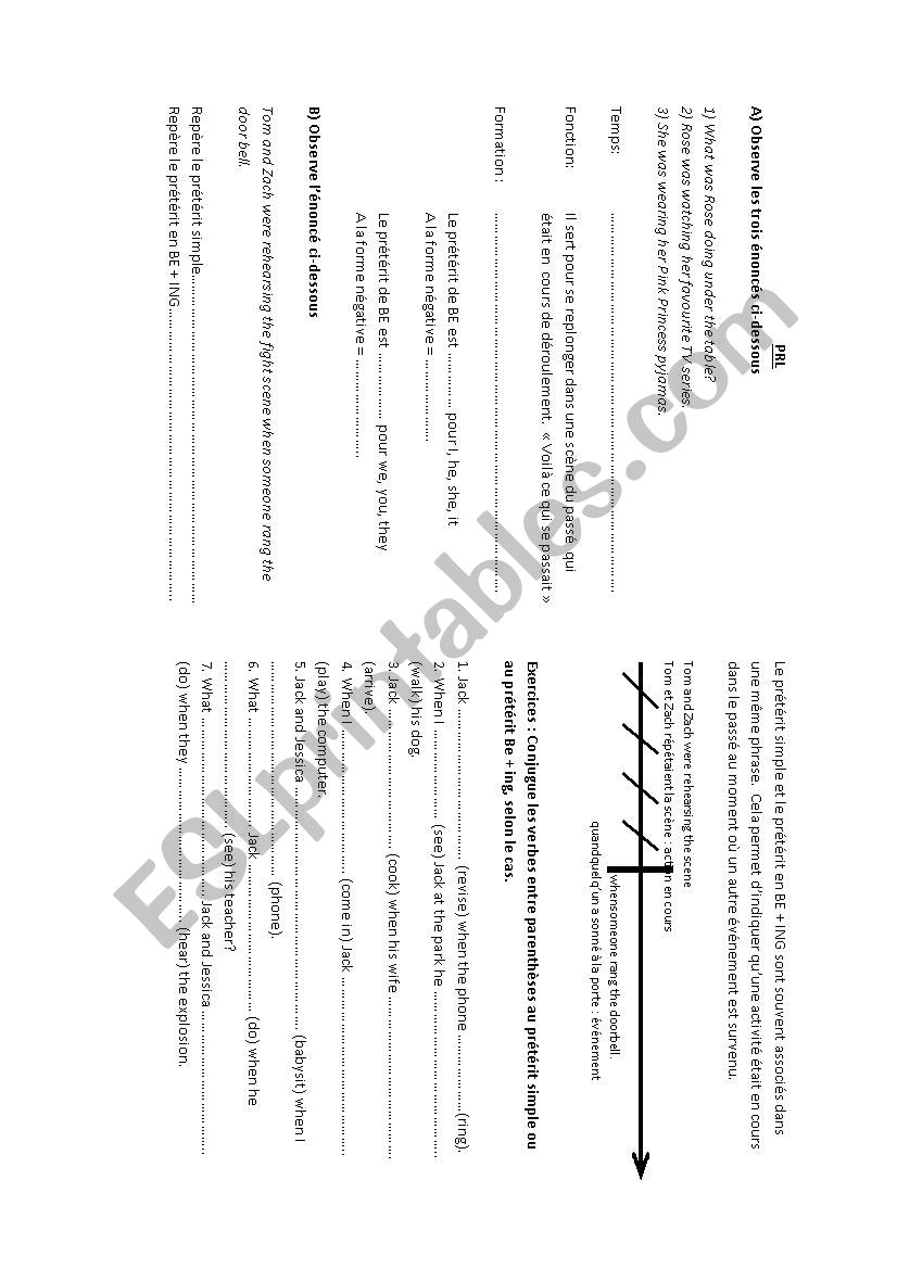 Past Simple vs. Past Continuous