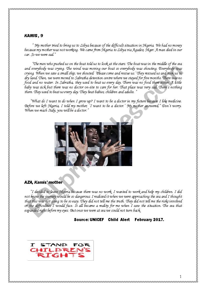 global test n°2 worksheet