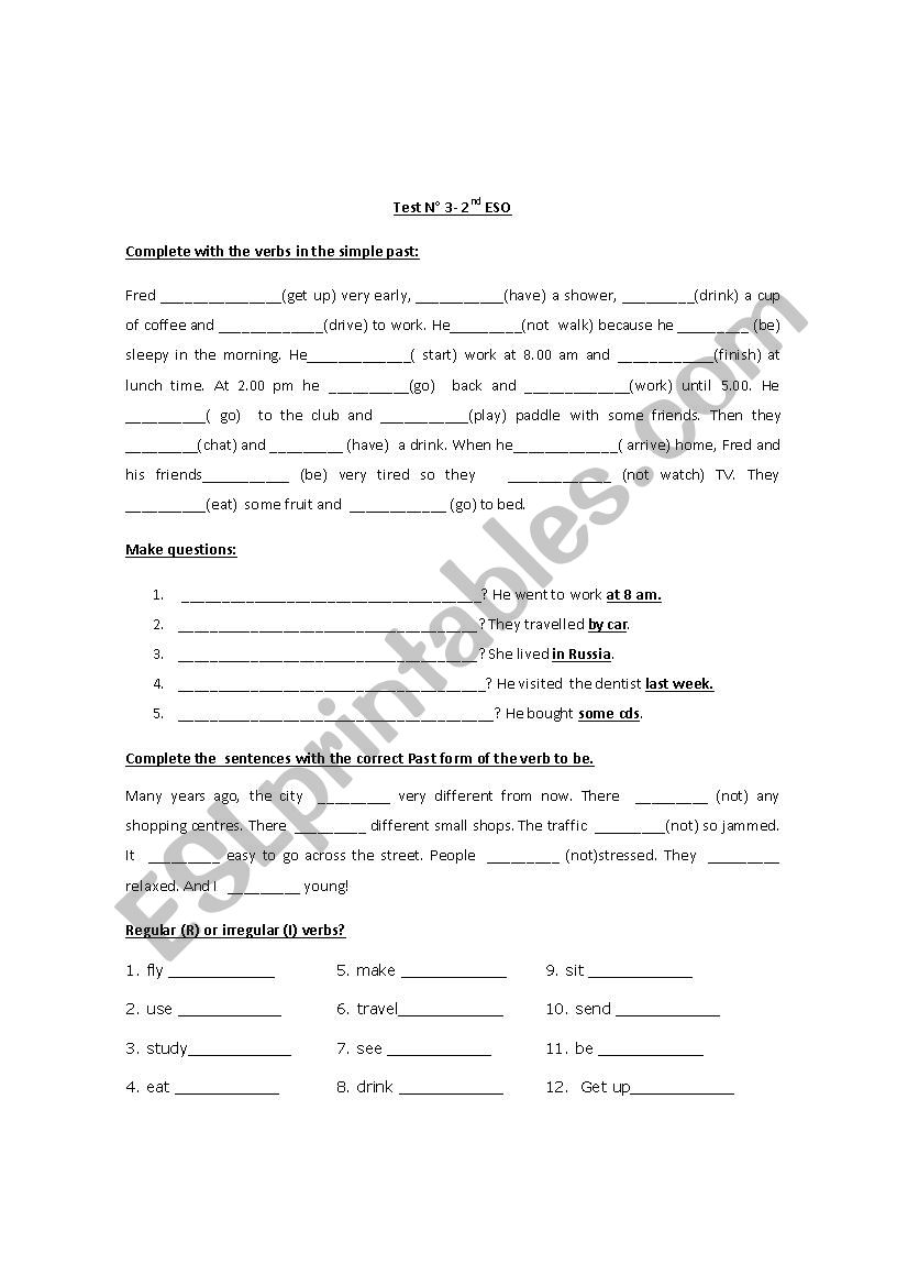 QUIZ PRESENT SIMPLE worksheet