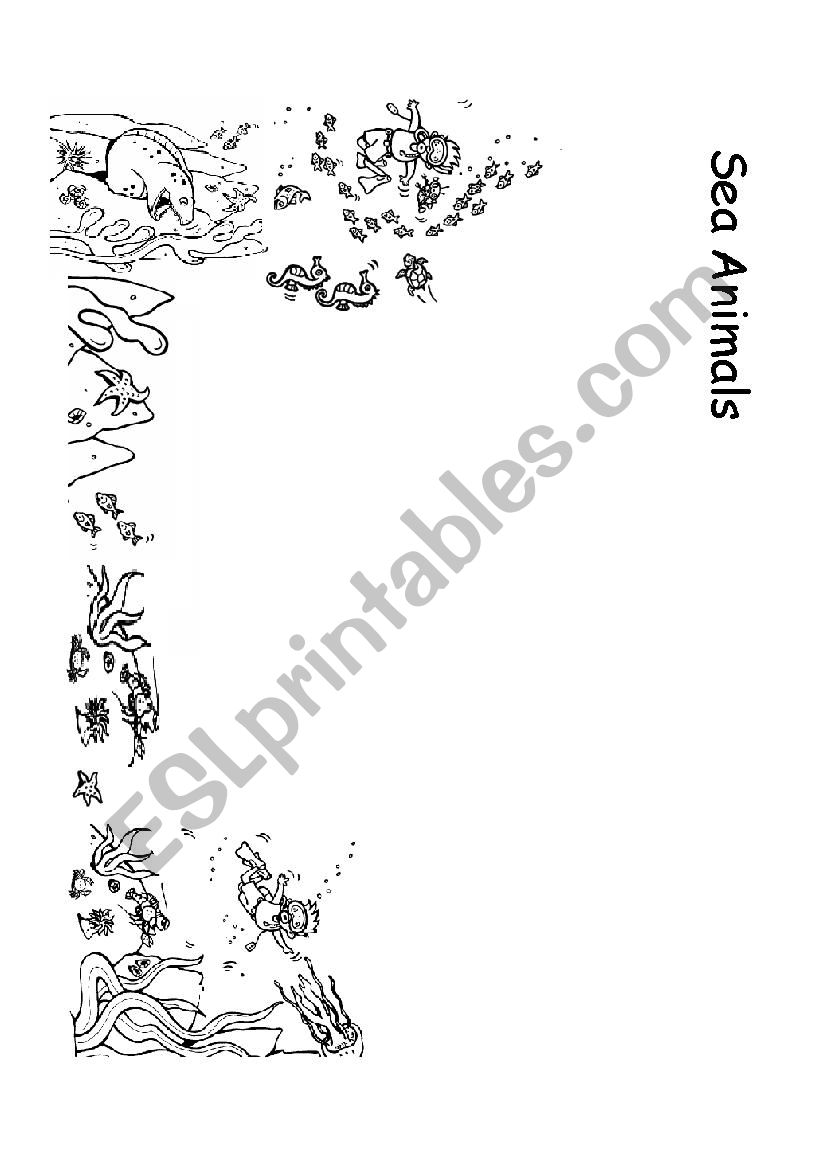 AnimalsÂ´ Habitat Cut and Paste Activity 6 pages