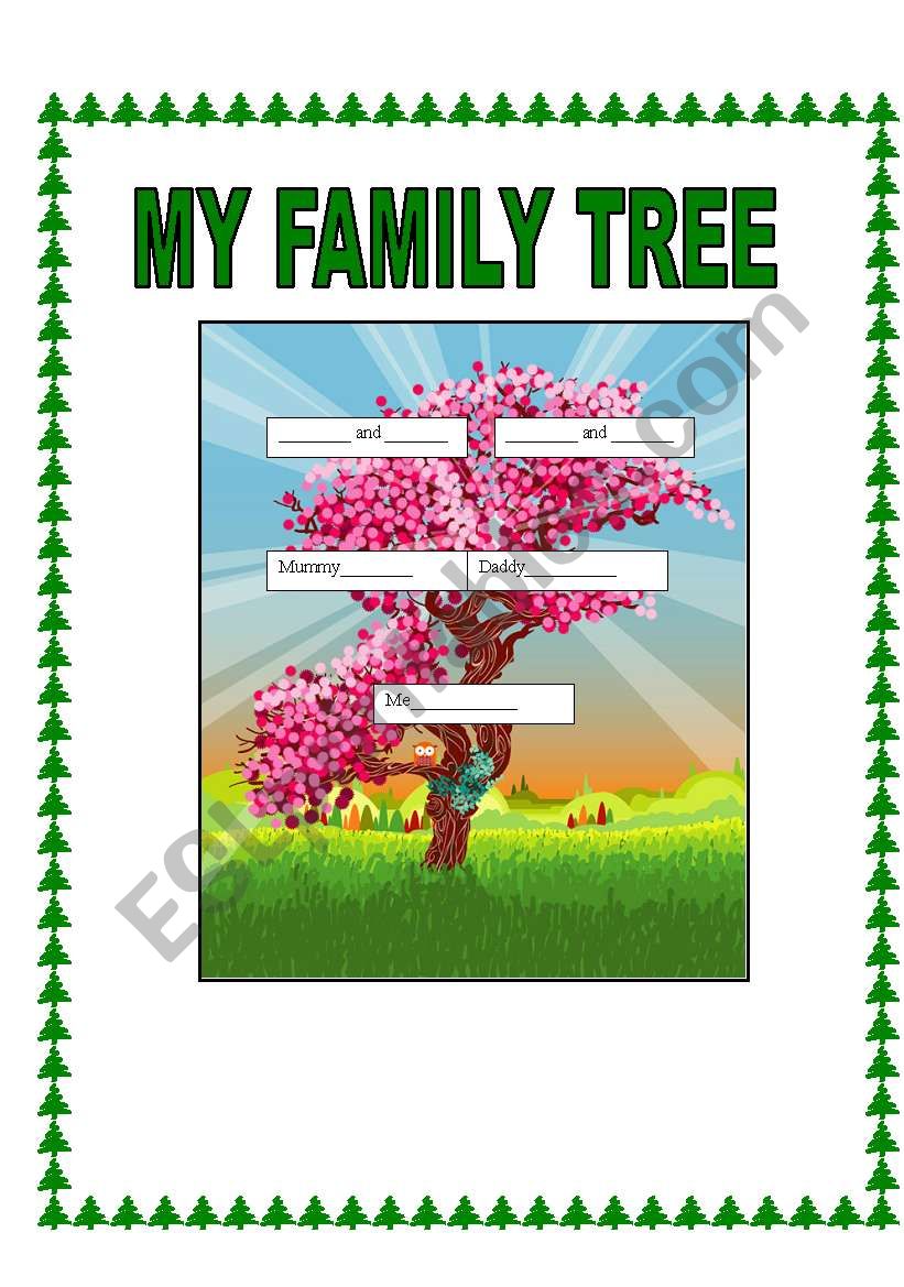 My family tree worksheet