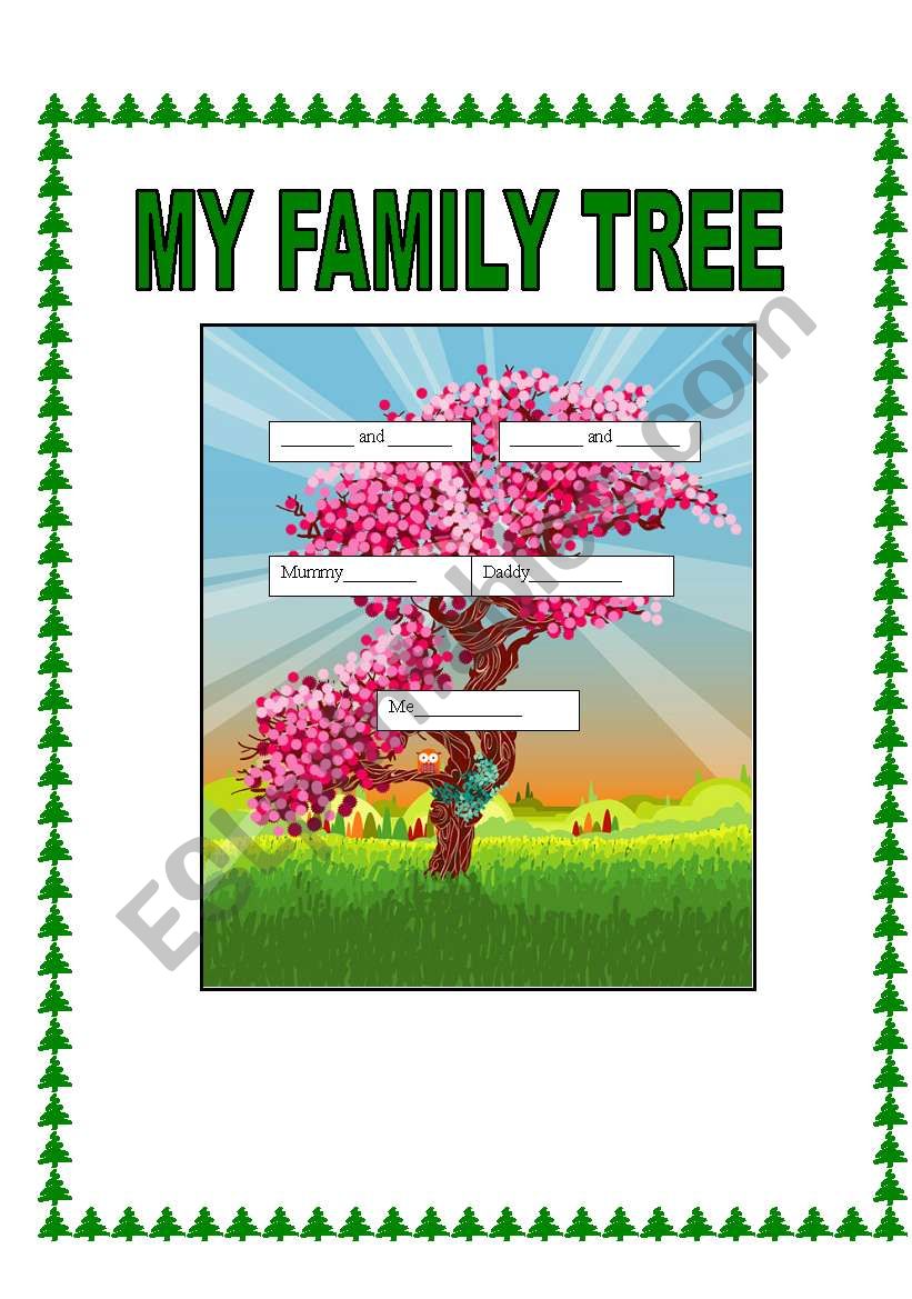 My family tree worksheet