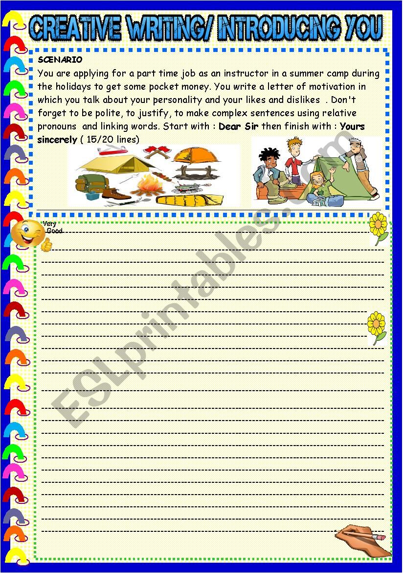 Introducing you: creating writing