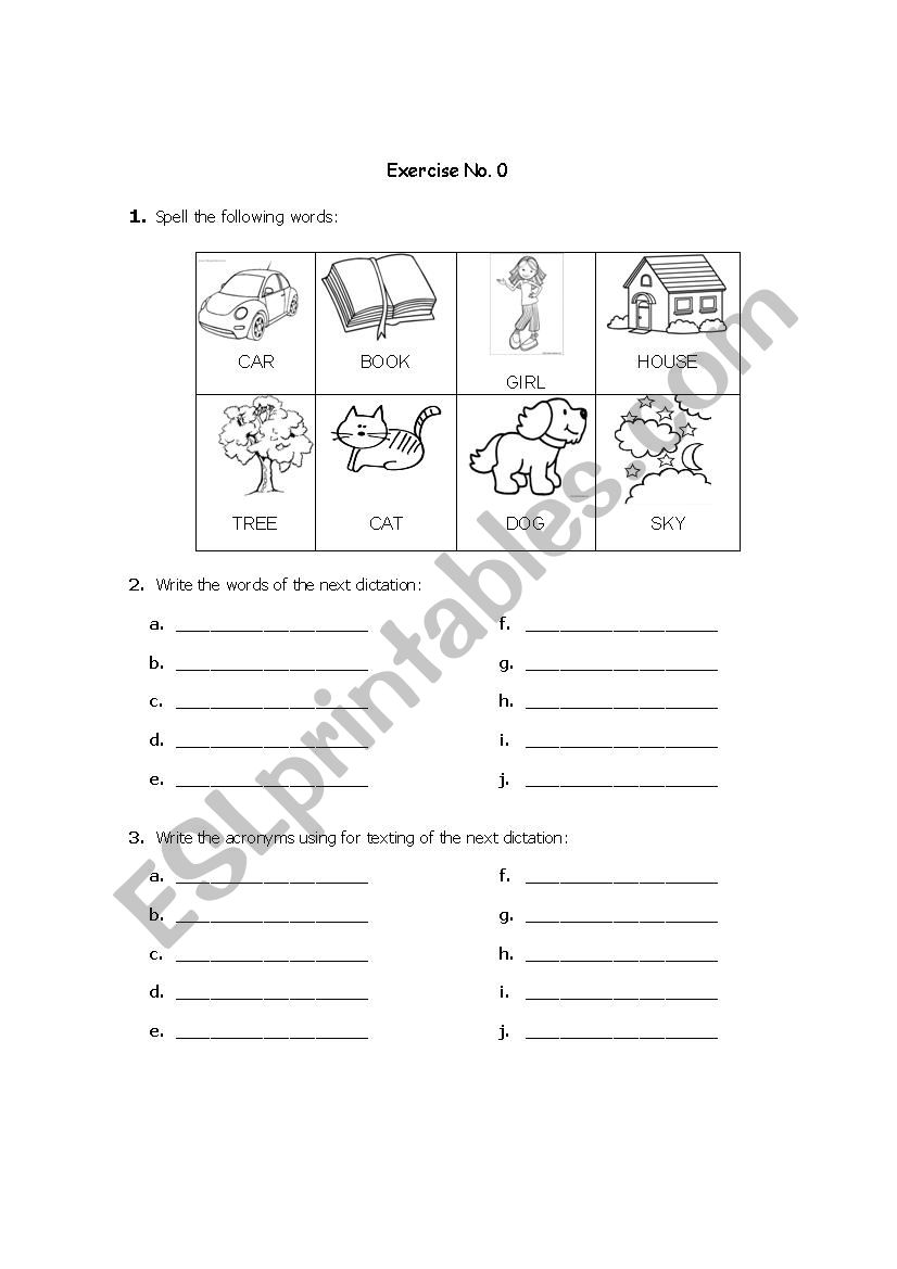 The Alphabet worksheet