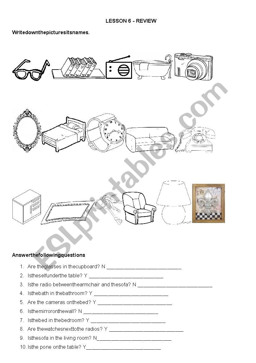 Second primary Review (6)  worksheet
