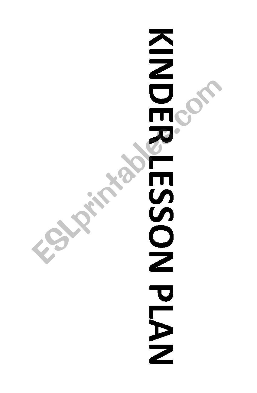 Lesson plan food worksheet