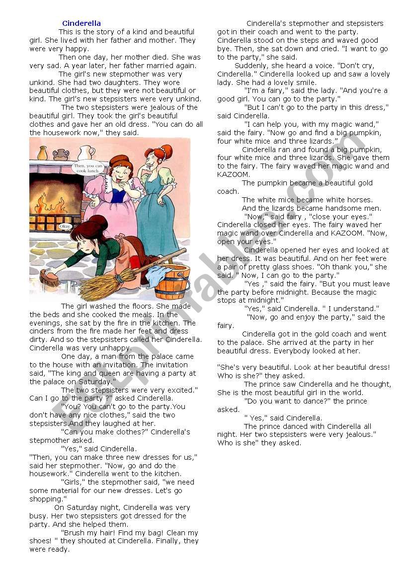 a story worksheet