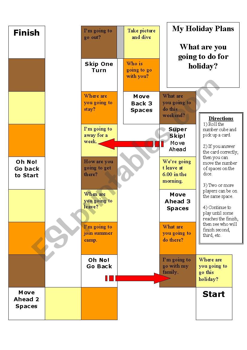 boardgame intention worksheet