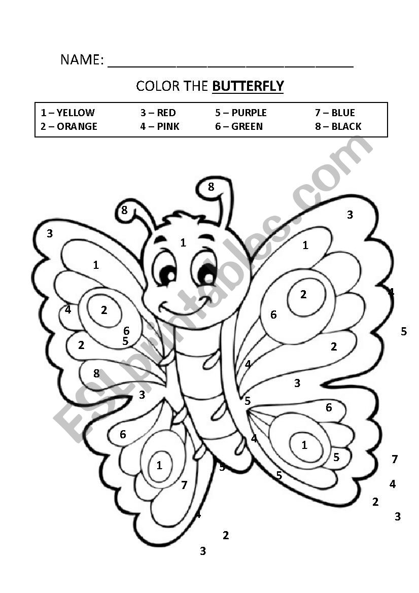 COLORS worksheet