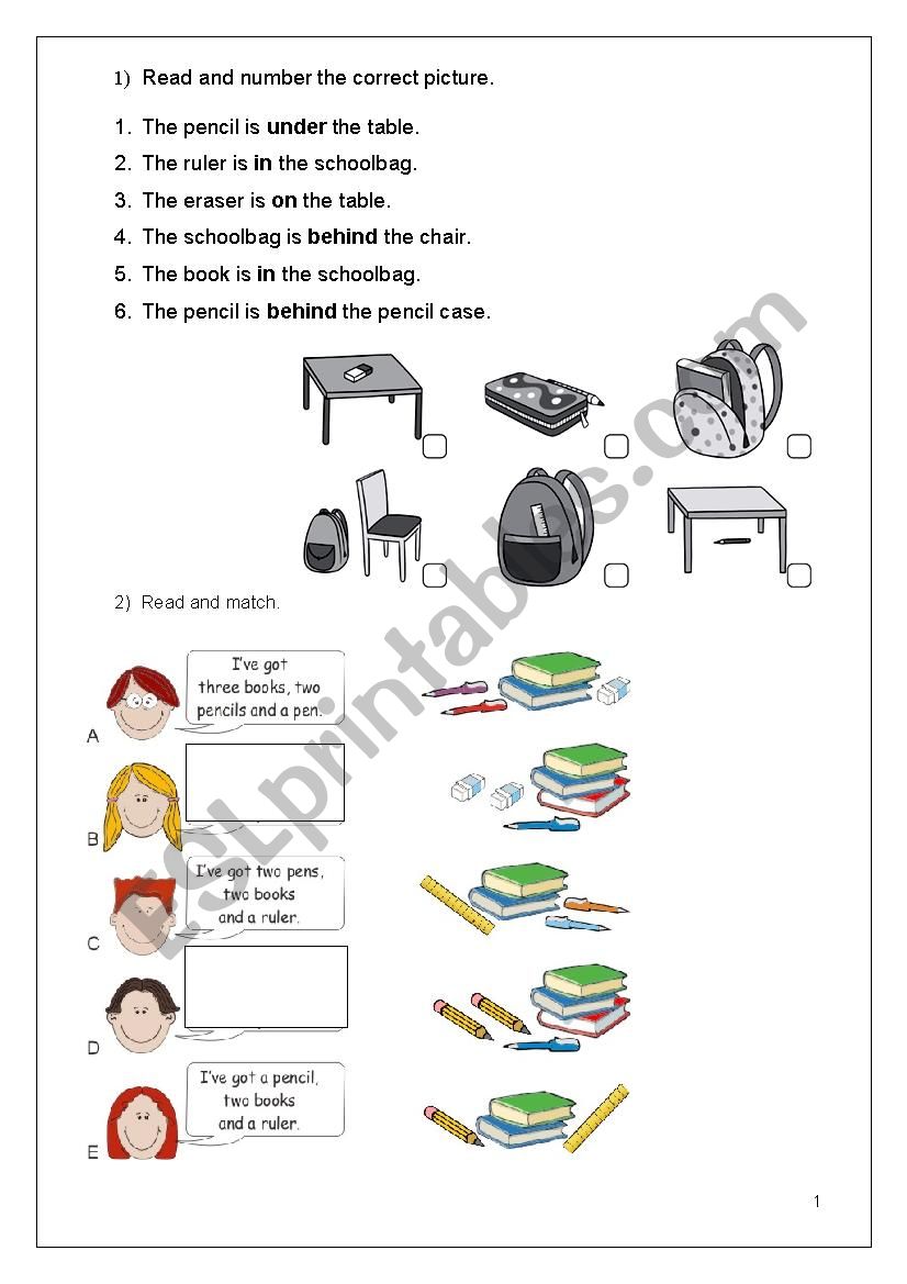 3rd grade review worksheet