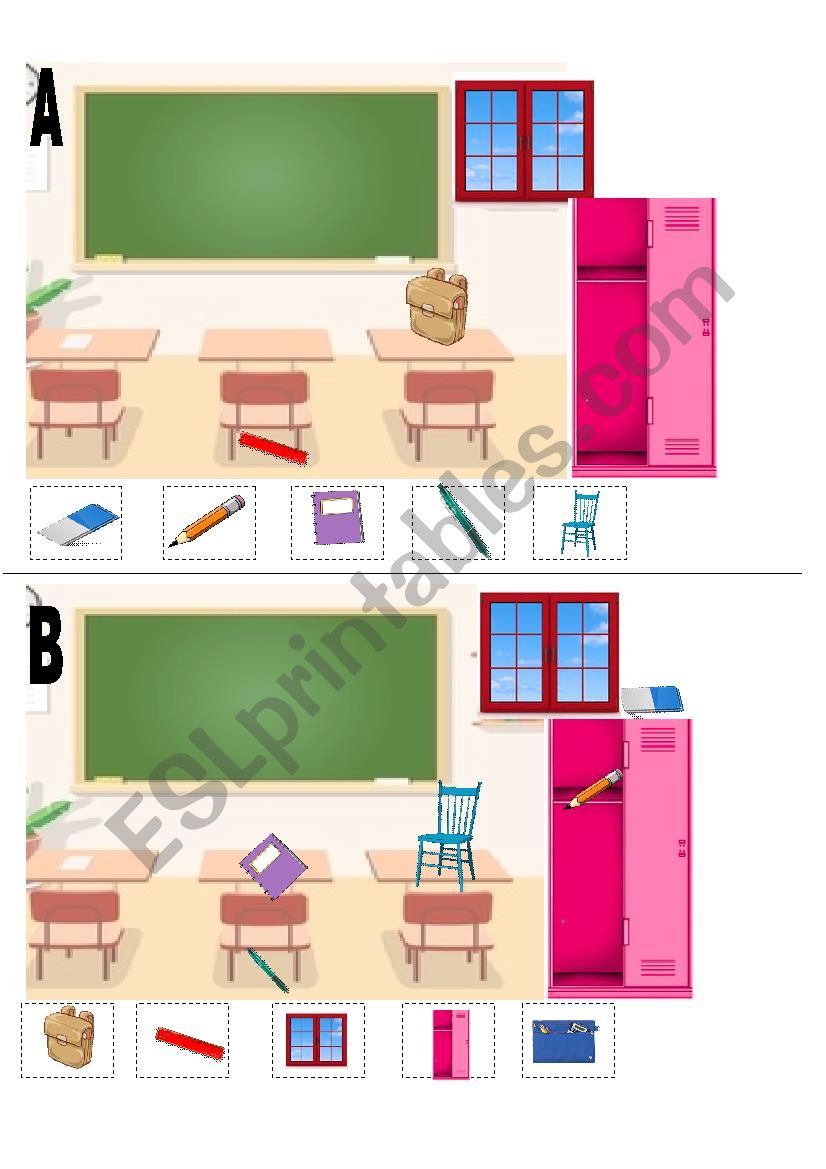 Wheres my...? worksheet