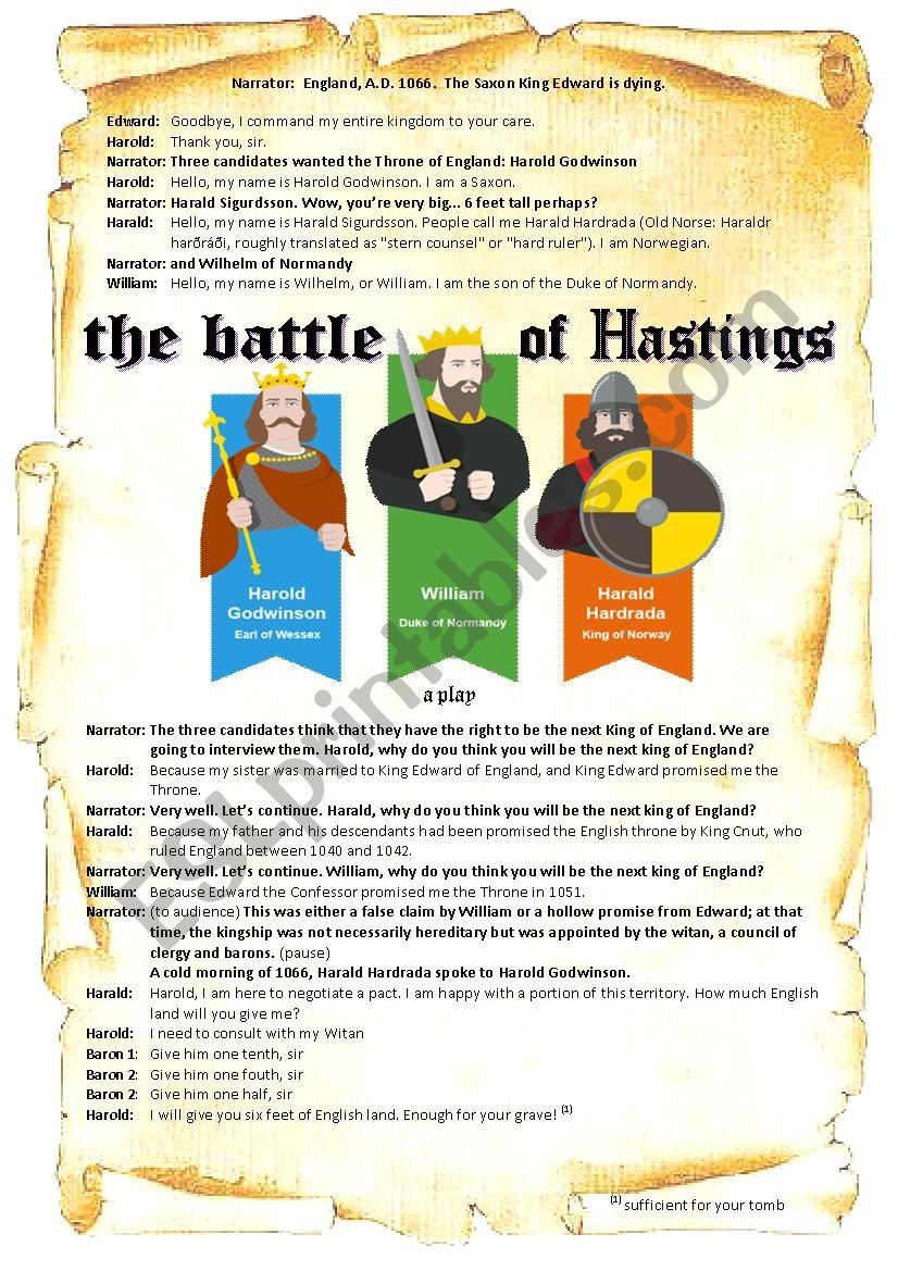 essay on battle of hastings