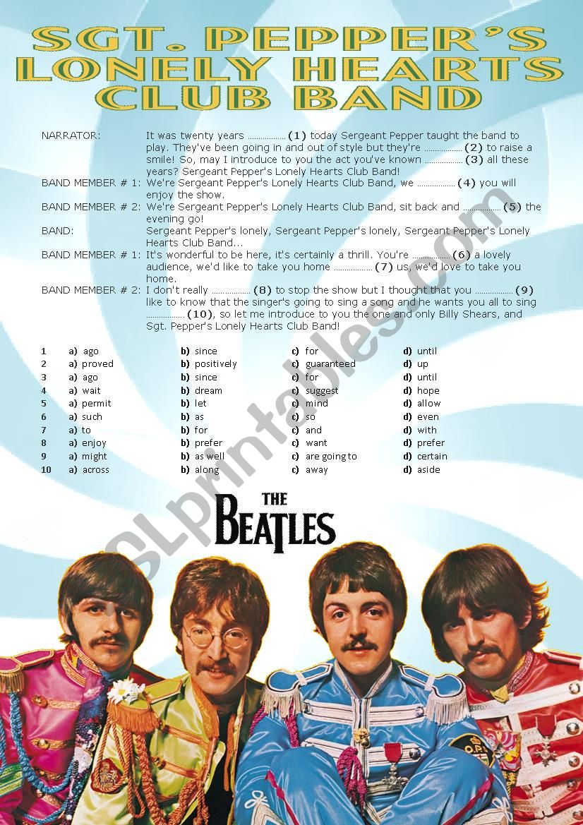 Sgt. PepperÂ´s Lonely Hearts Club Band