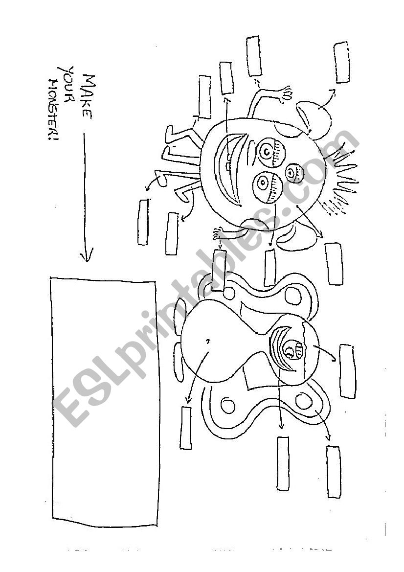 The parts of the body worksheet