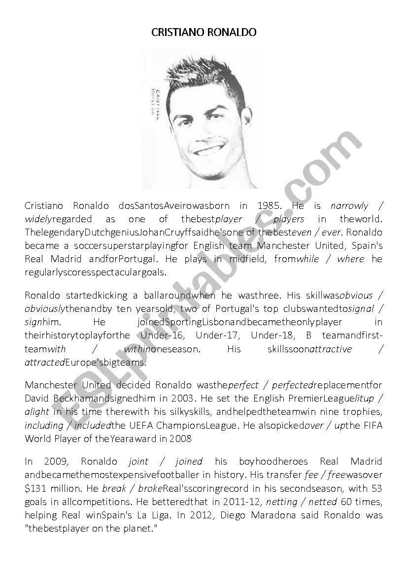 Cristiano Ronaldo (Biography) - Listening