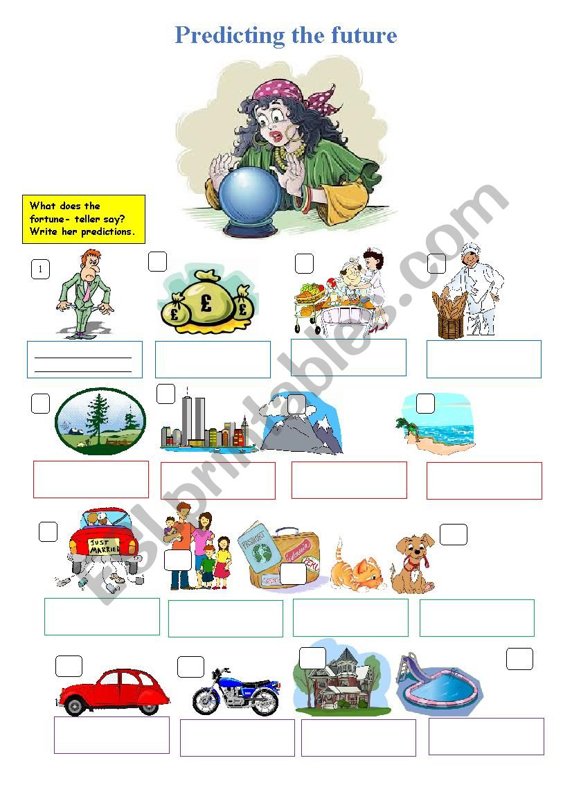 Predicting the future worksheet