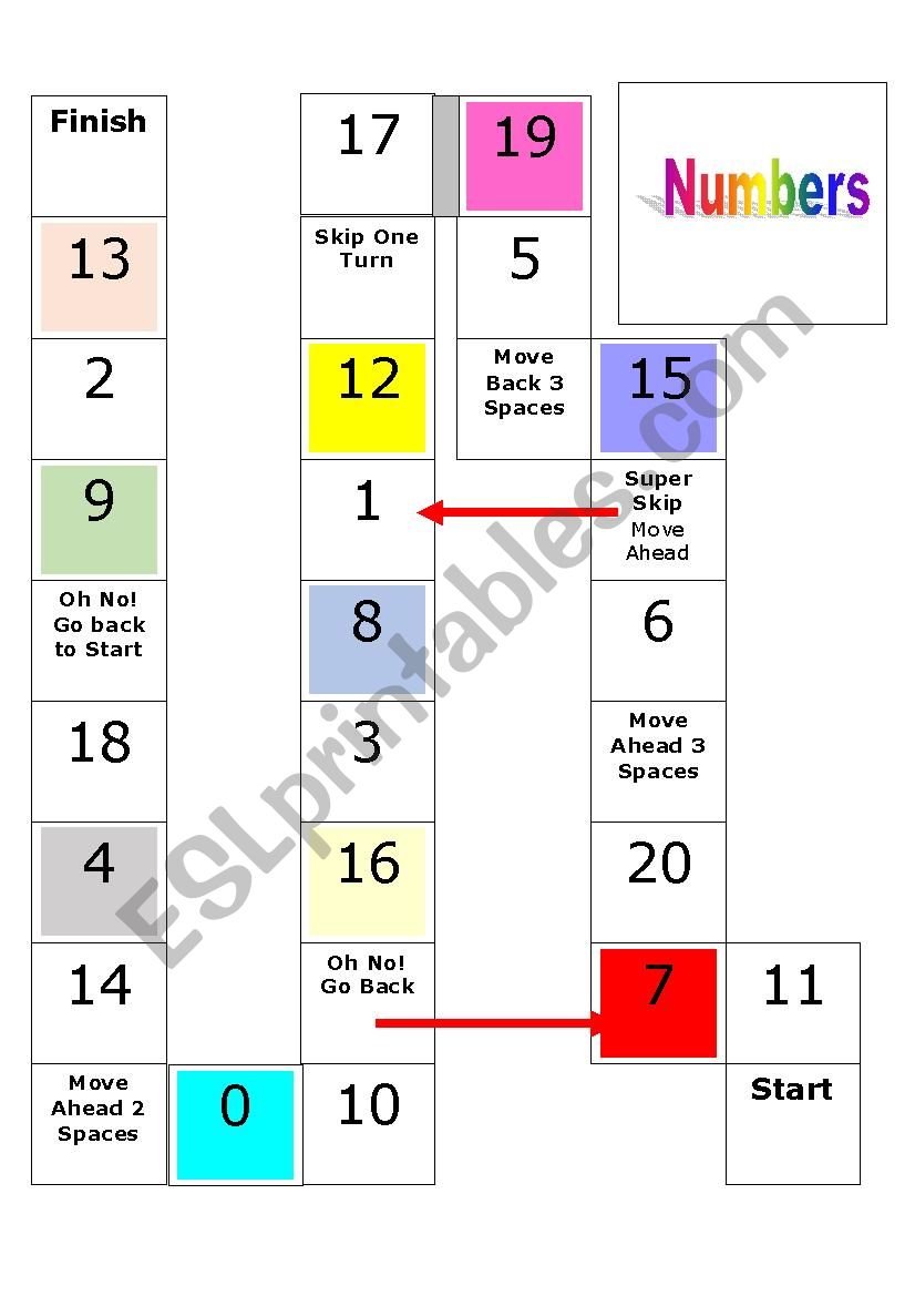 numbers-board-game-esl-worksheet-by-alison88