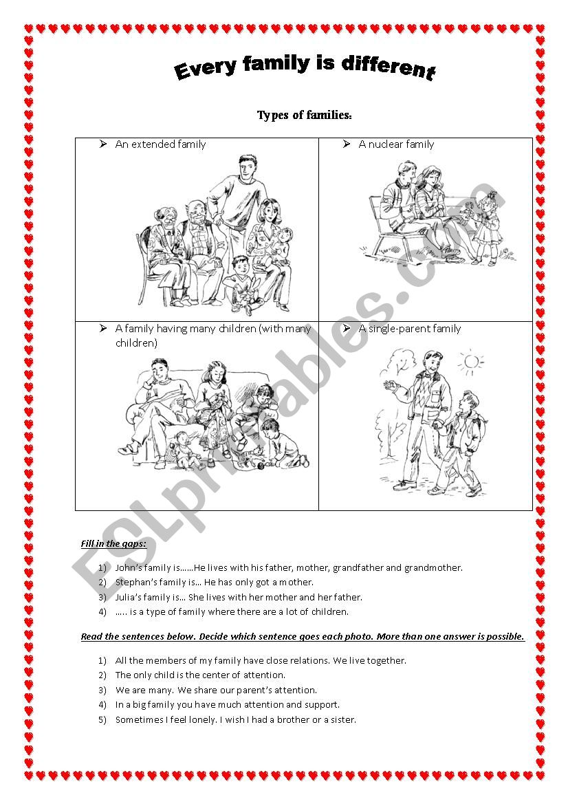Family Types Of Family ESL Worksheet By IraR family-types-of-family-esl-worksheet-by-irar