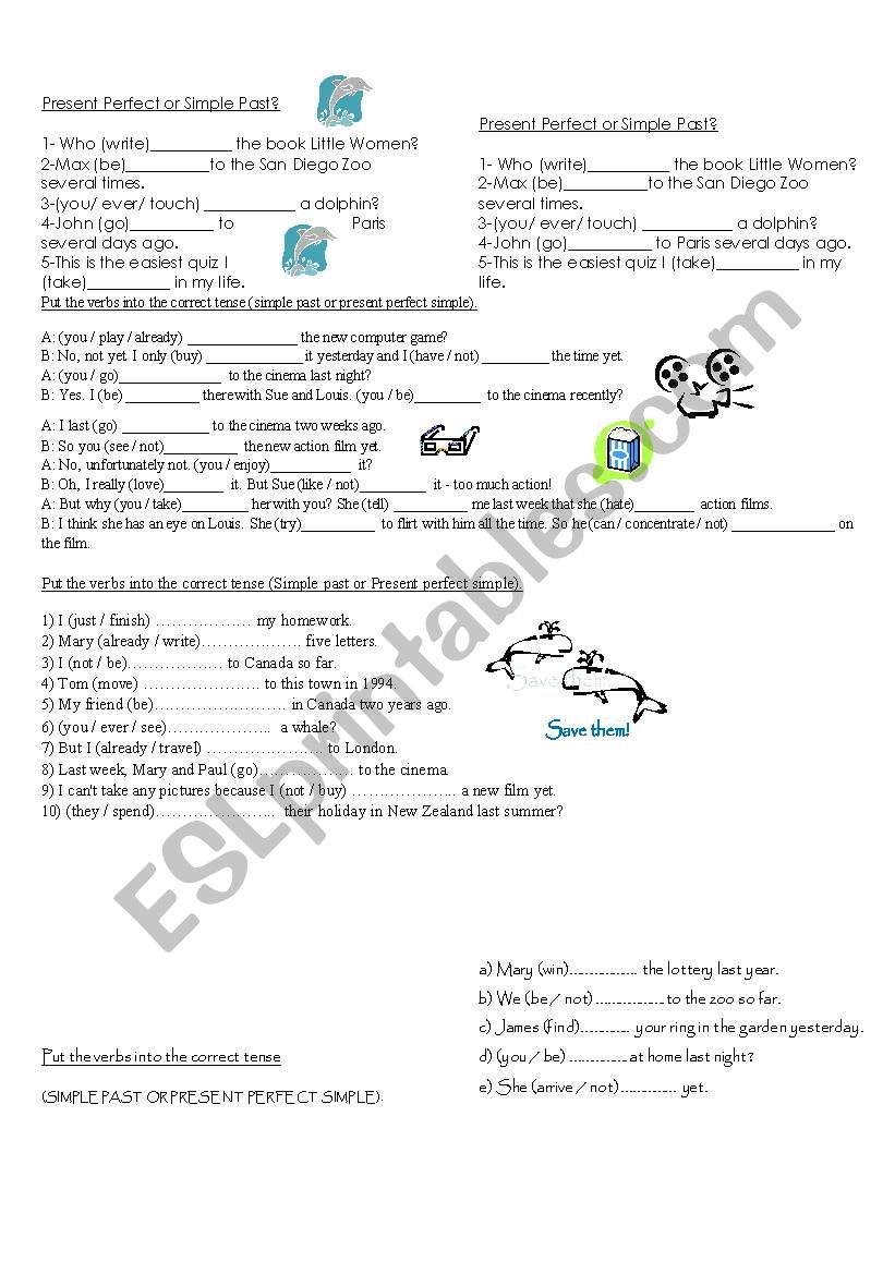 Present Perfect vs. Simple Past