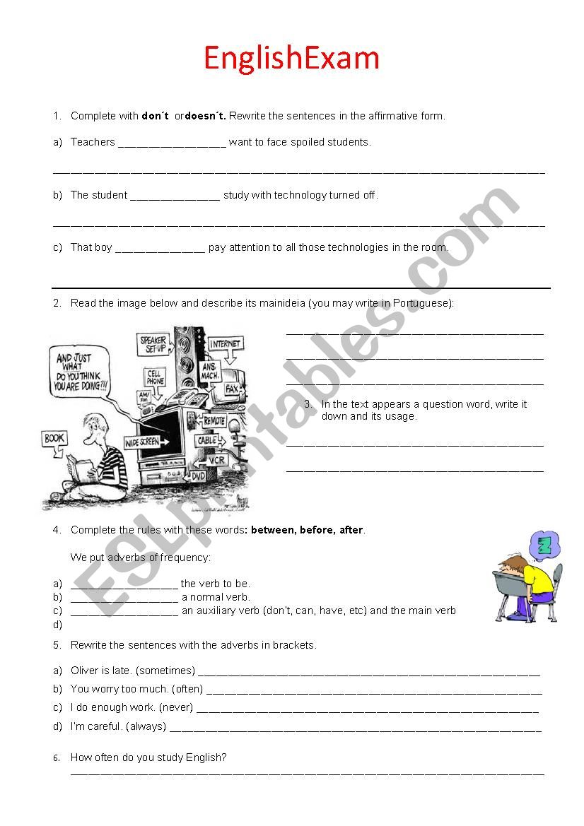 Simple Present  worksheet