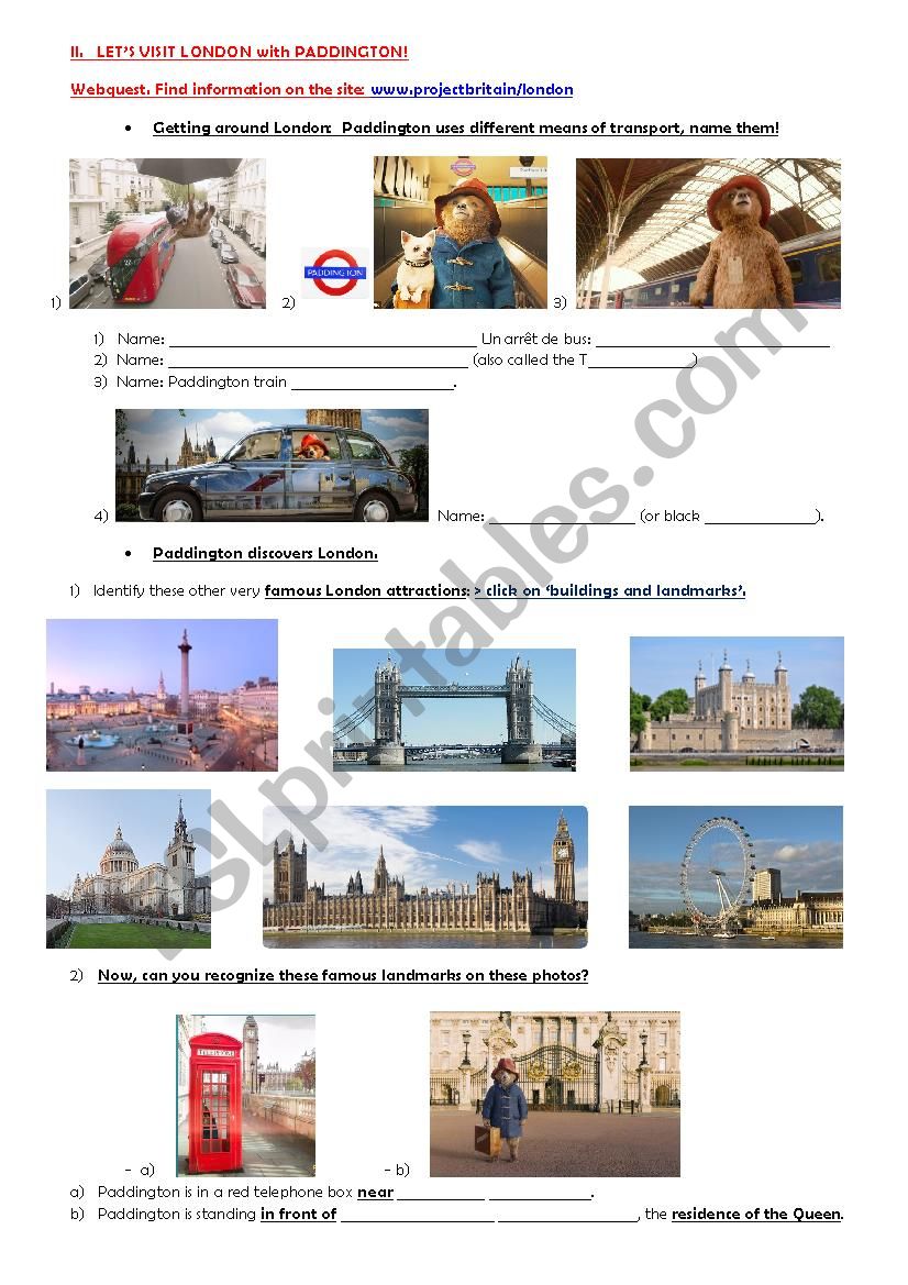 Visit London with Paddington (II)