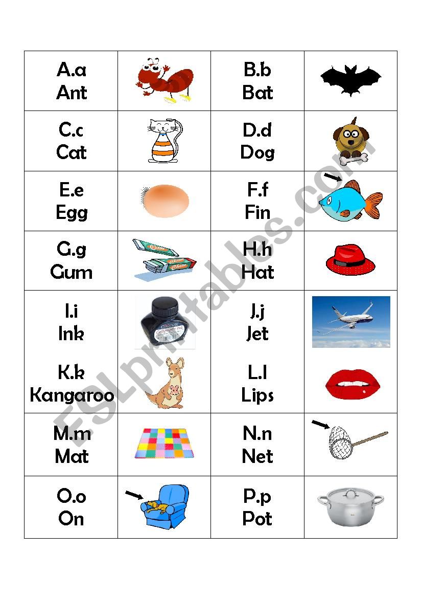 ABC  worksheet