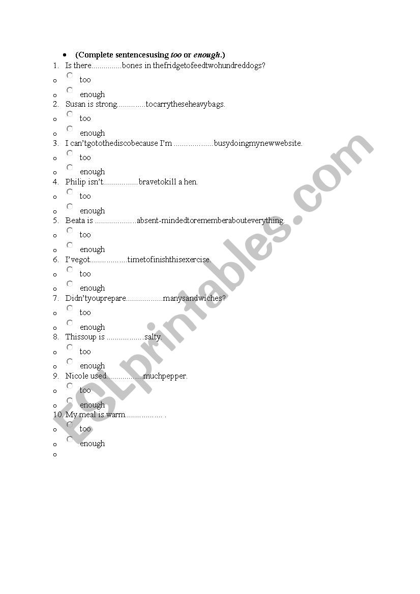 b1 exam worksheet