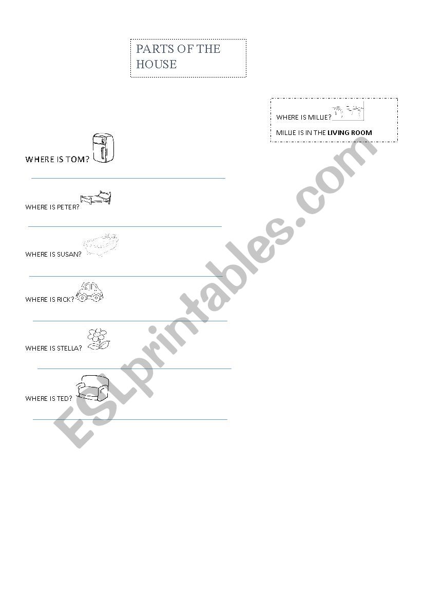 where is...? worksheet