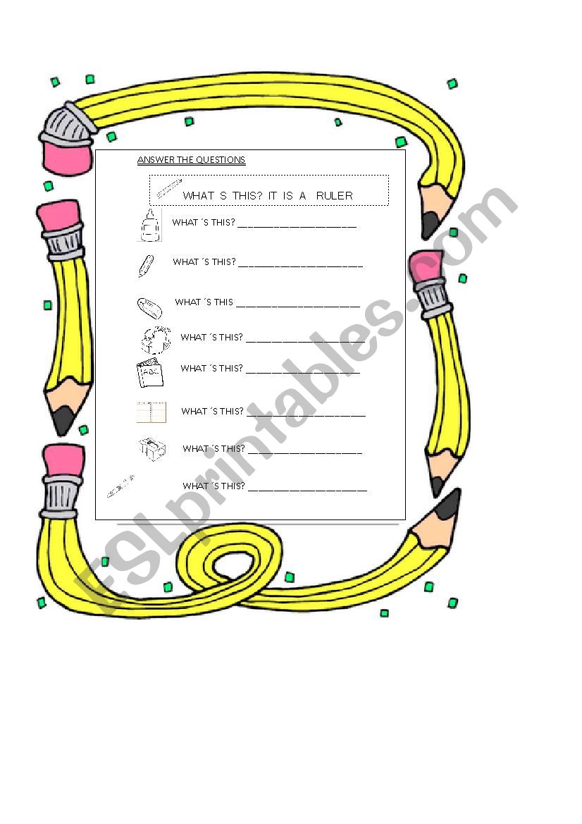 What Â´s this? worksheet