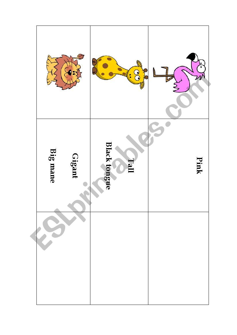 Animals - zoo worksheet