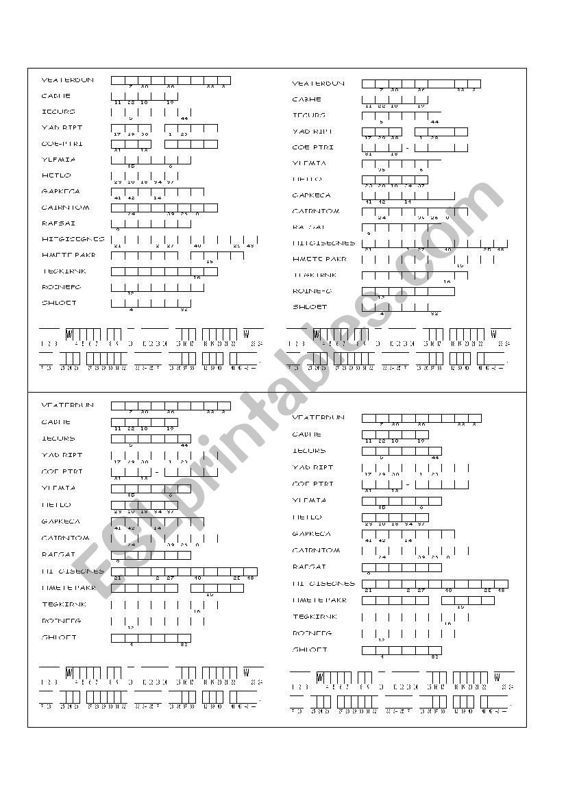 Vocabulary worksheet - Travelling