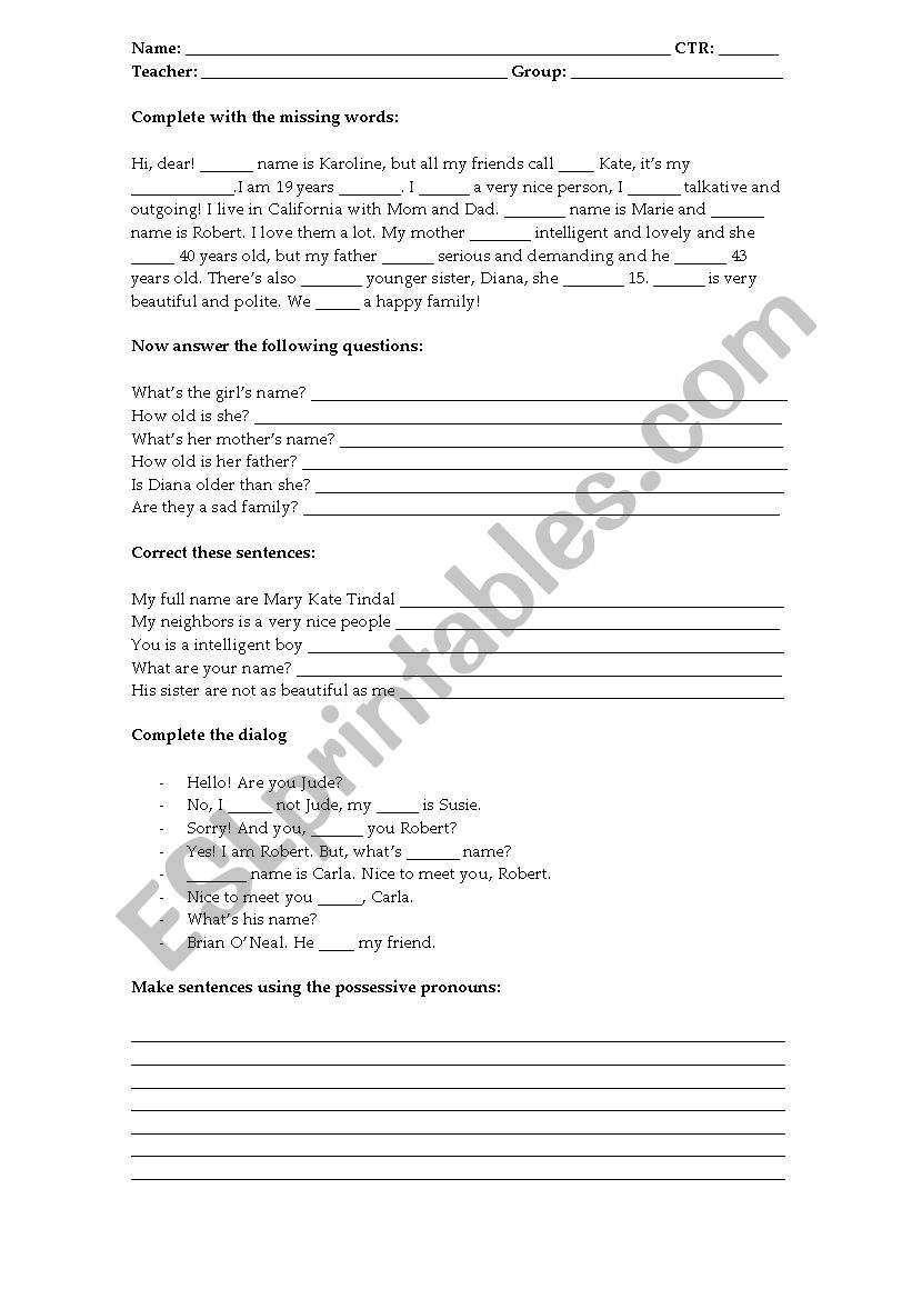 Review worksheet