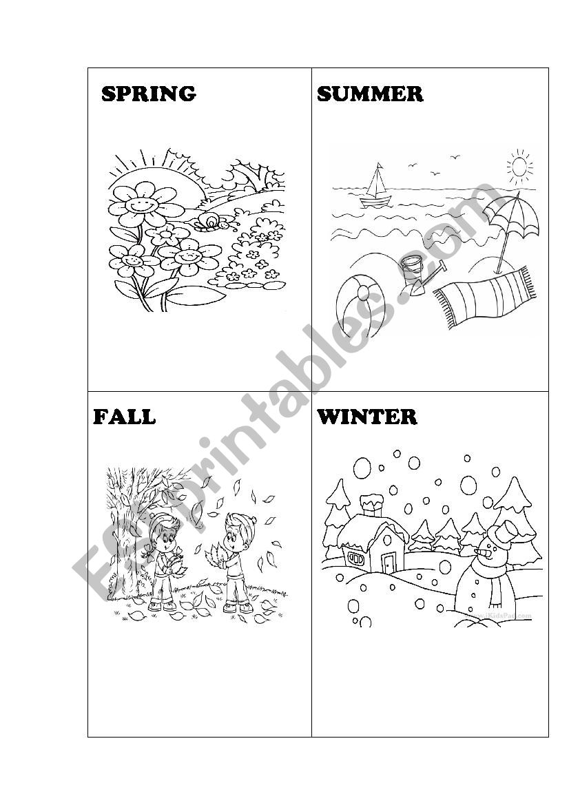 FOUR SEASONS worksheet