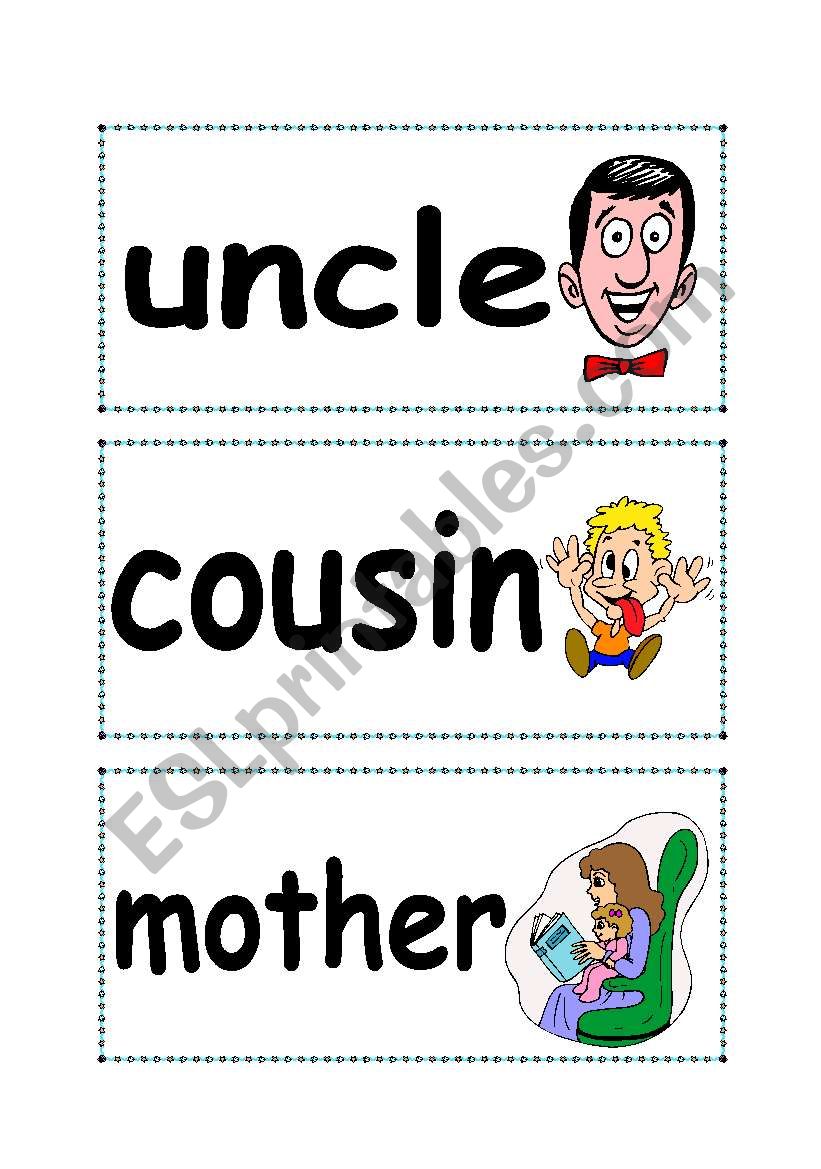 relatives 31.07.08 worksheet