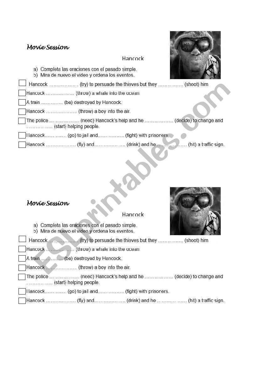 Hancock worksheet