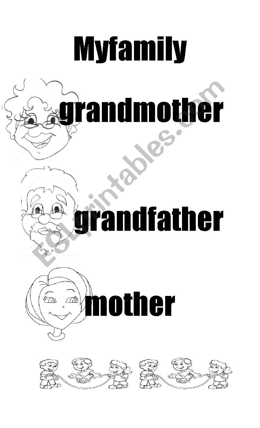 My Family worksheet