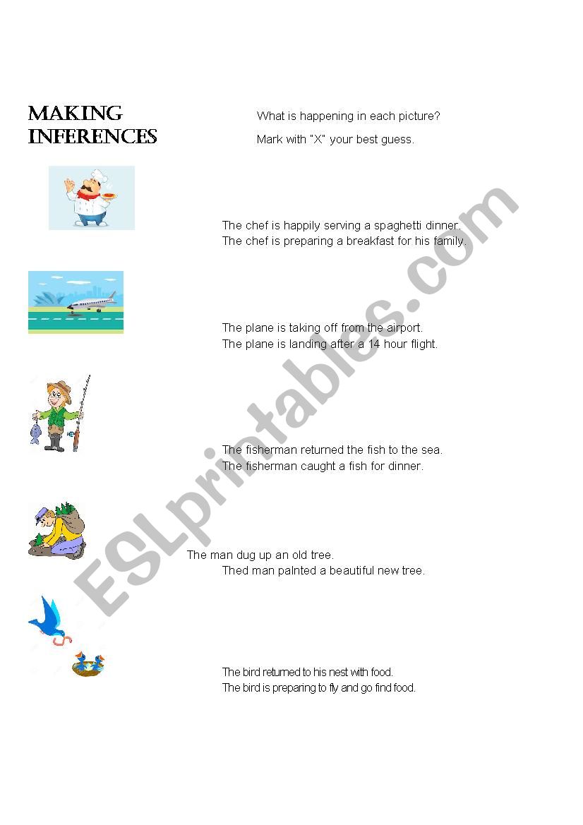 WhatÂ´s happening worksheet