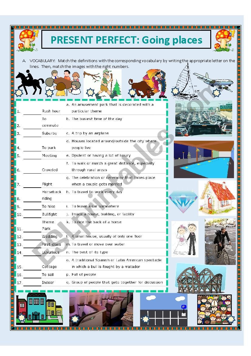 PRESENT PERFECT worksheet