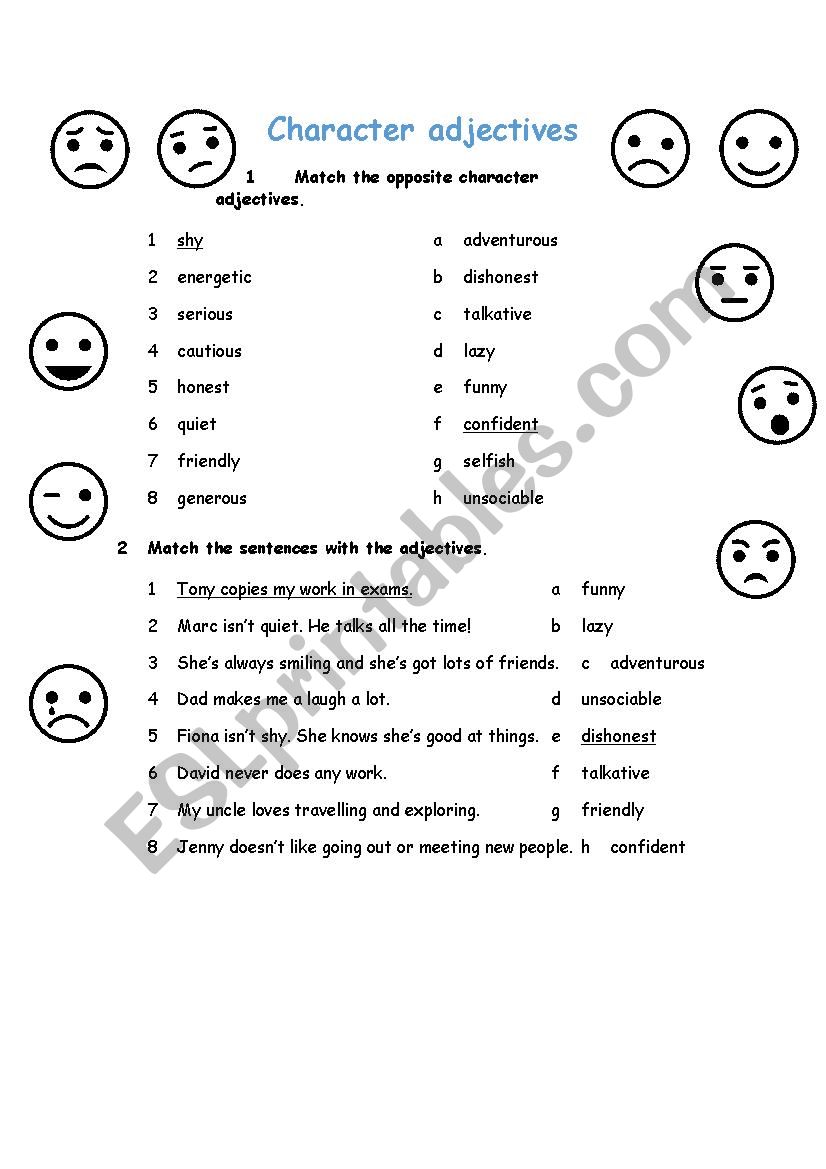 personality-adjectives-esl-worksheet-by-mamen298