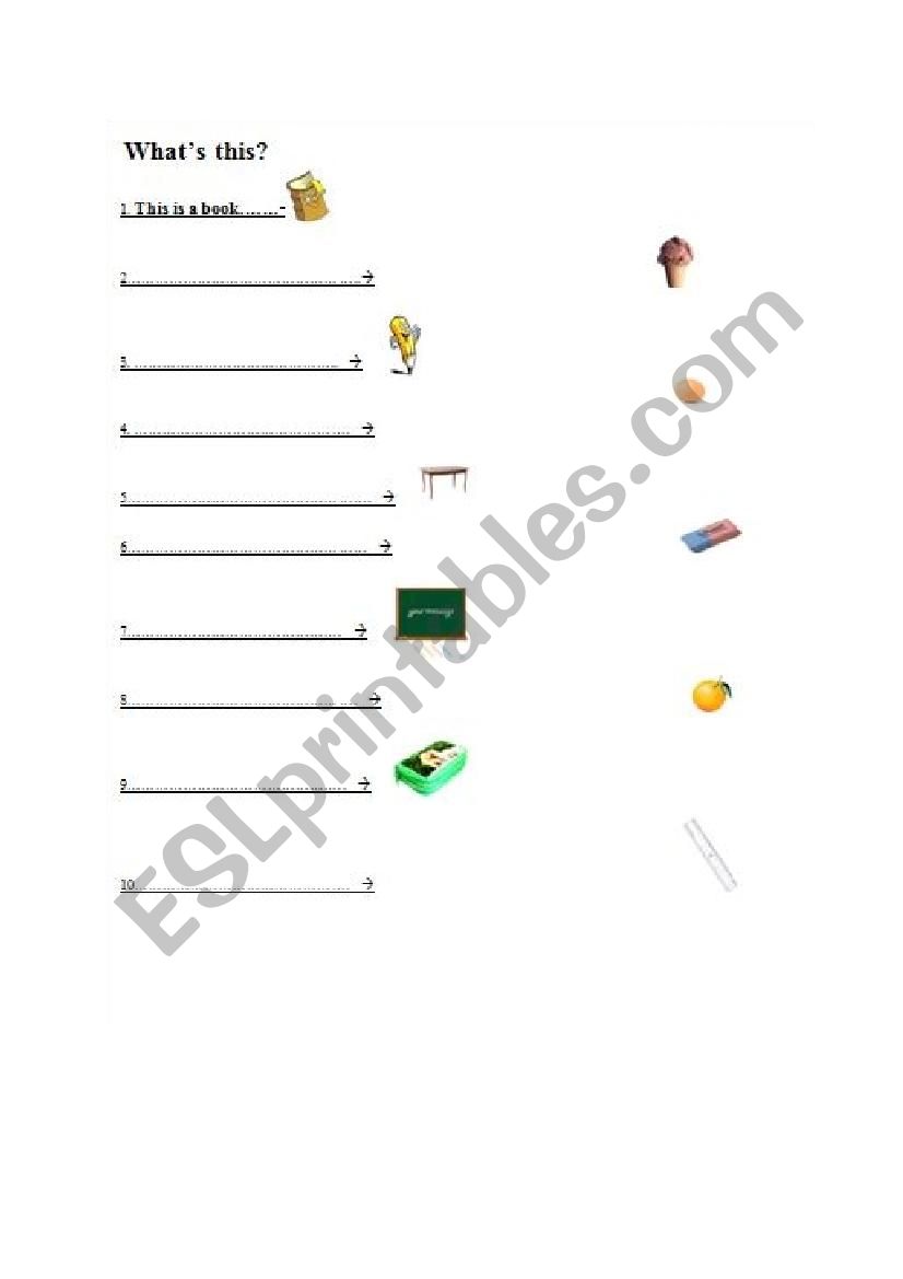 Grammar_voc this_that_School objects