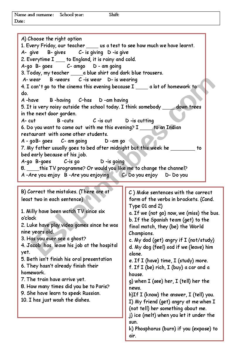 Passive voice worksheet