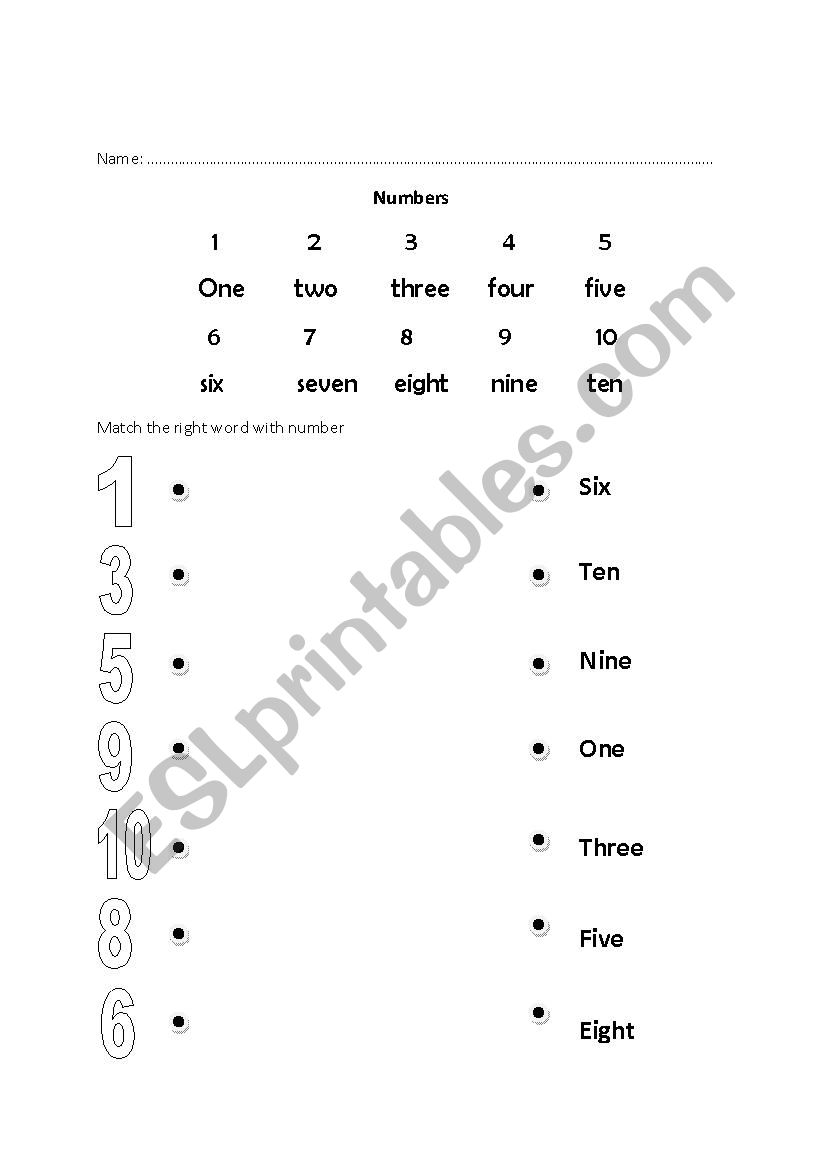 Number 1 10 Worksheets Printable Activity Shelter Numbers 1 2