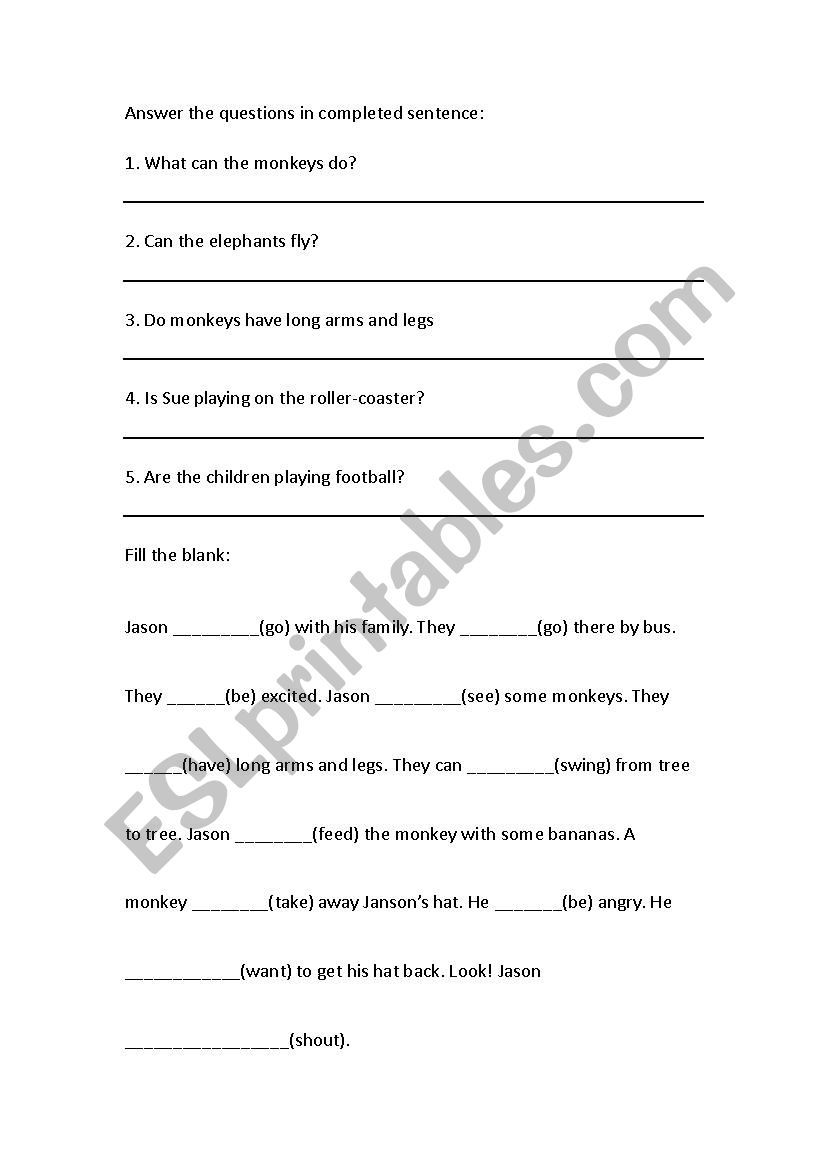 mixed grammar worksheet