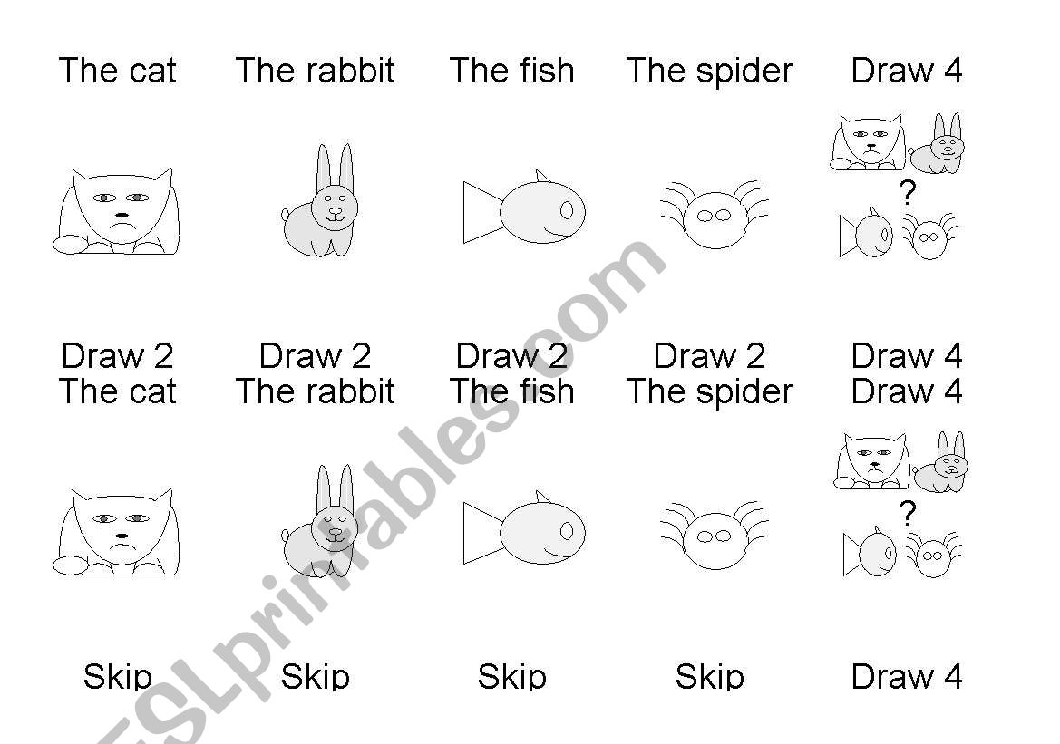 prepositions game worksheet
