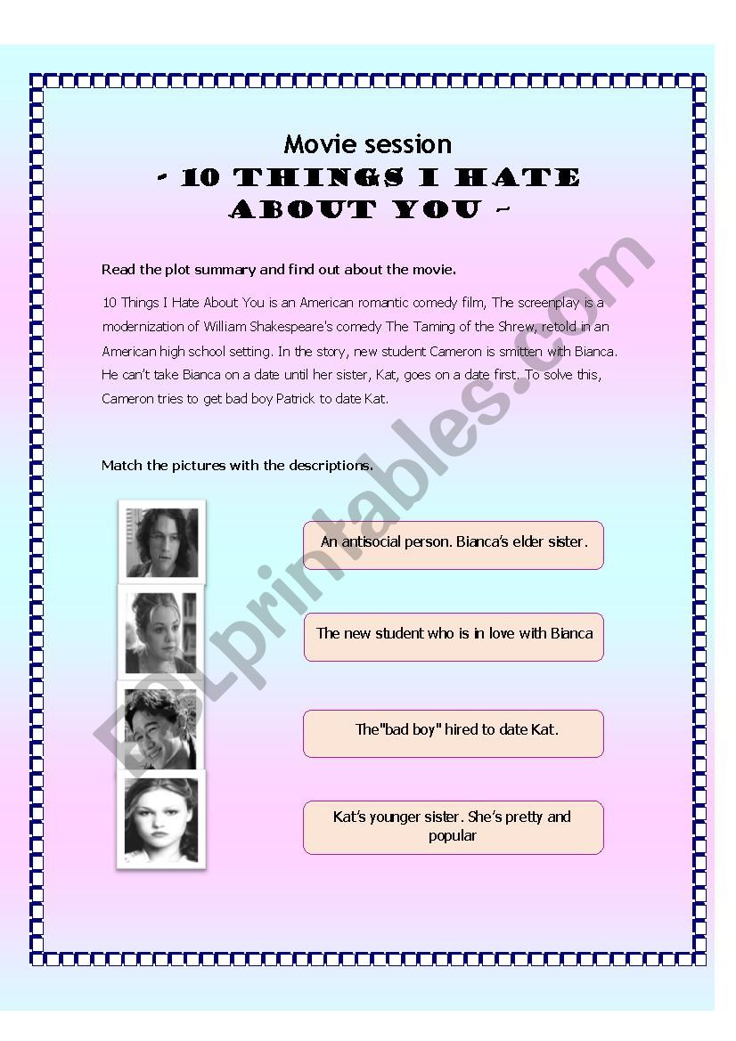 	10 Things I Hate About You //MOVIE SESSION//